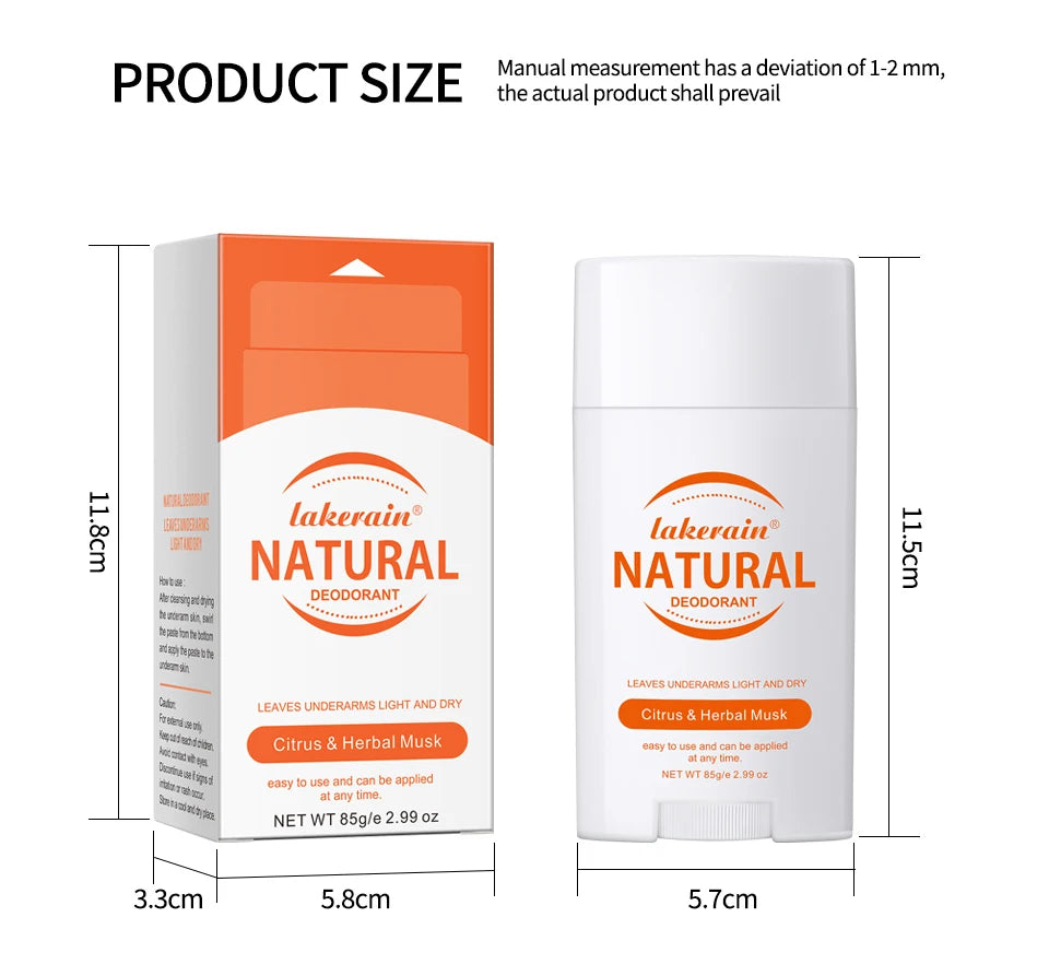 Solid Deodorant Stick Natural Perfume Balm Long Lasting Fragrance - 17