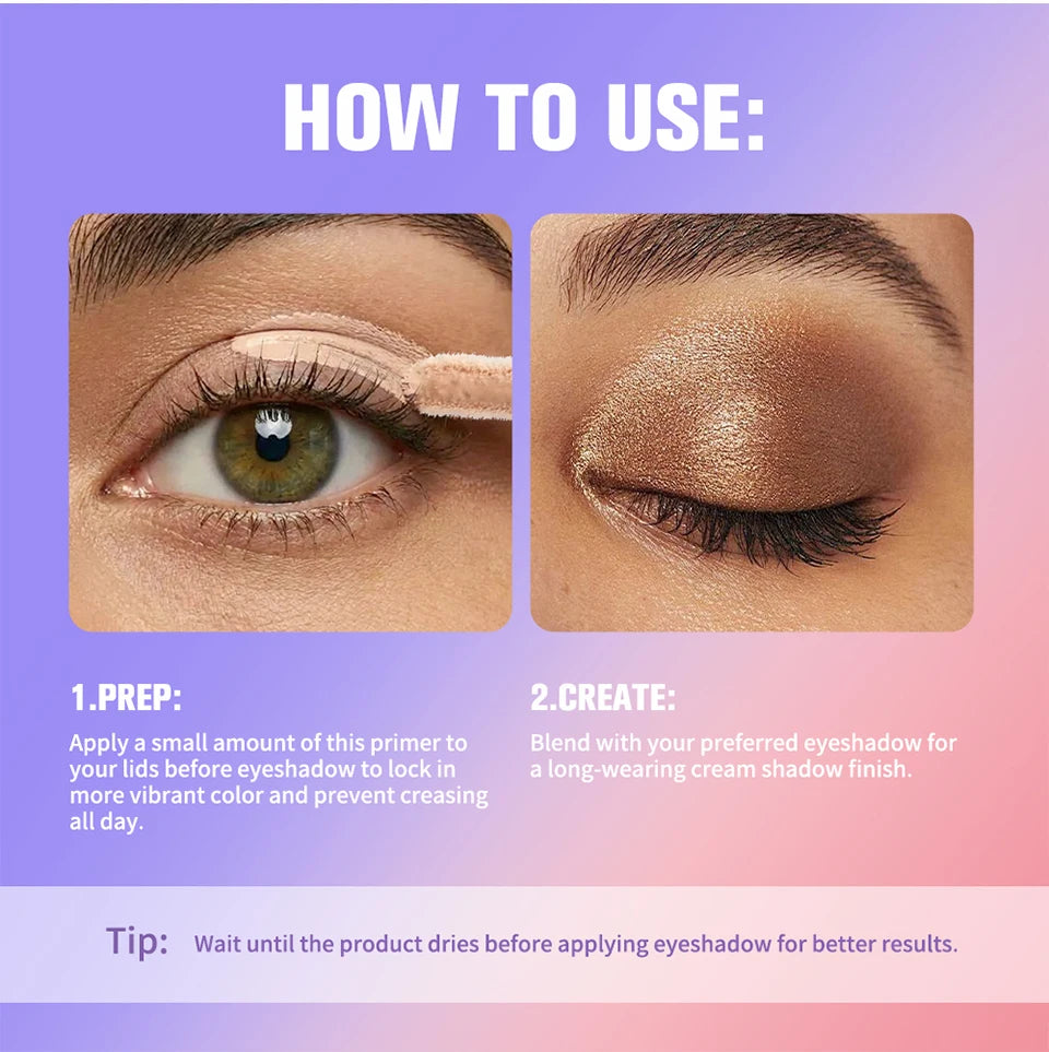 Eyeshadow Primer Base Waterproof Crease Prevention Makeup Elixir - 13
