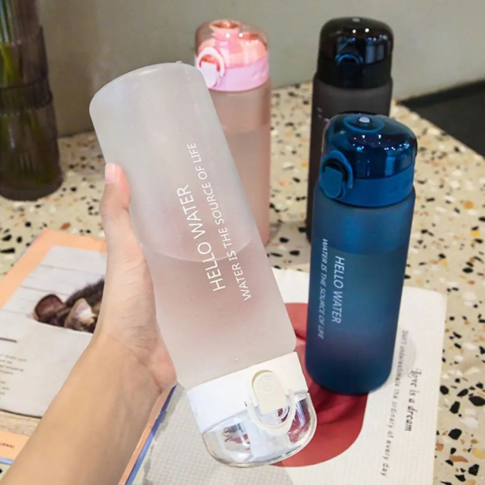 780ml Frosted Sports Water Bottle Leakproof Gym Travel Drinking Flask - 15