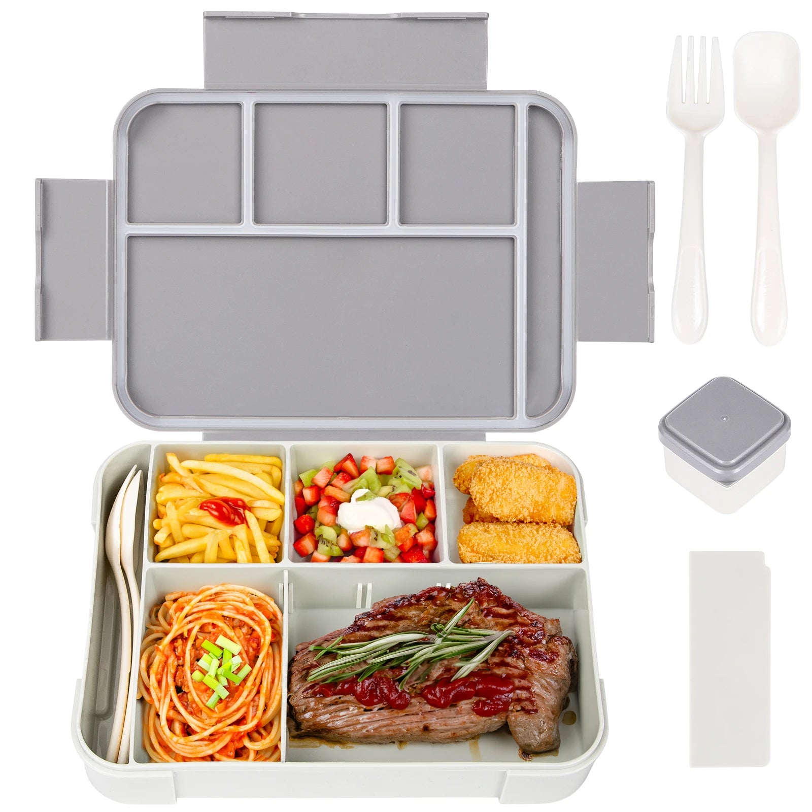 YOCITY Kids Bento Lunch Box Leakproof Divided Food Container for School - 3
