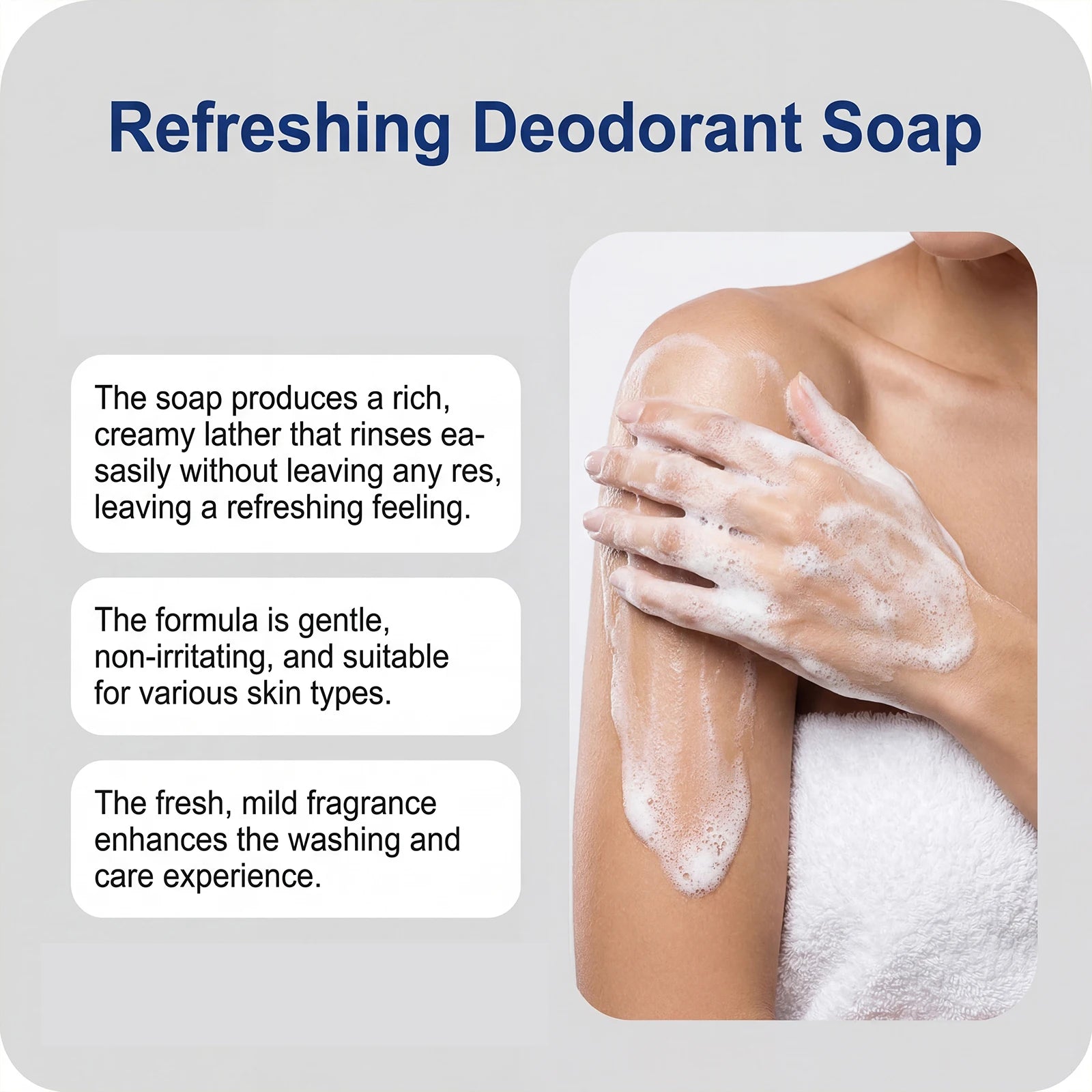 Persimmon Soap Bar Deodorizing Body Cleanser - 15