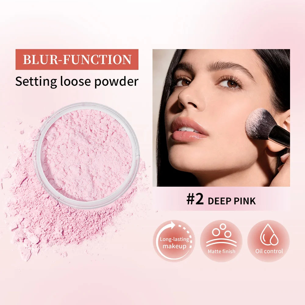 Baked Setting Loose Powder Oil Control Matte Face Powder - 3
