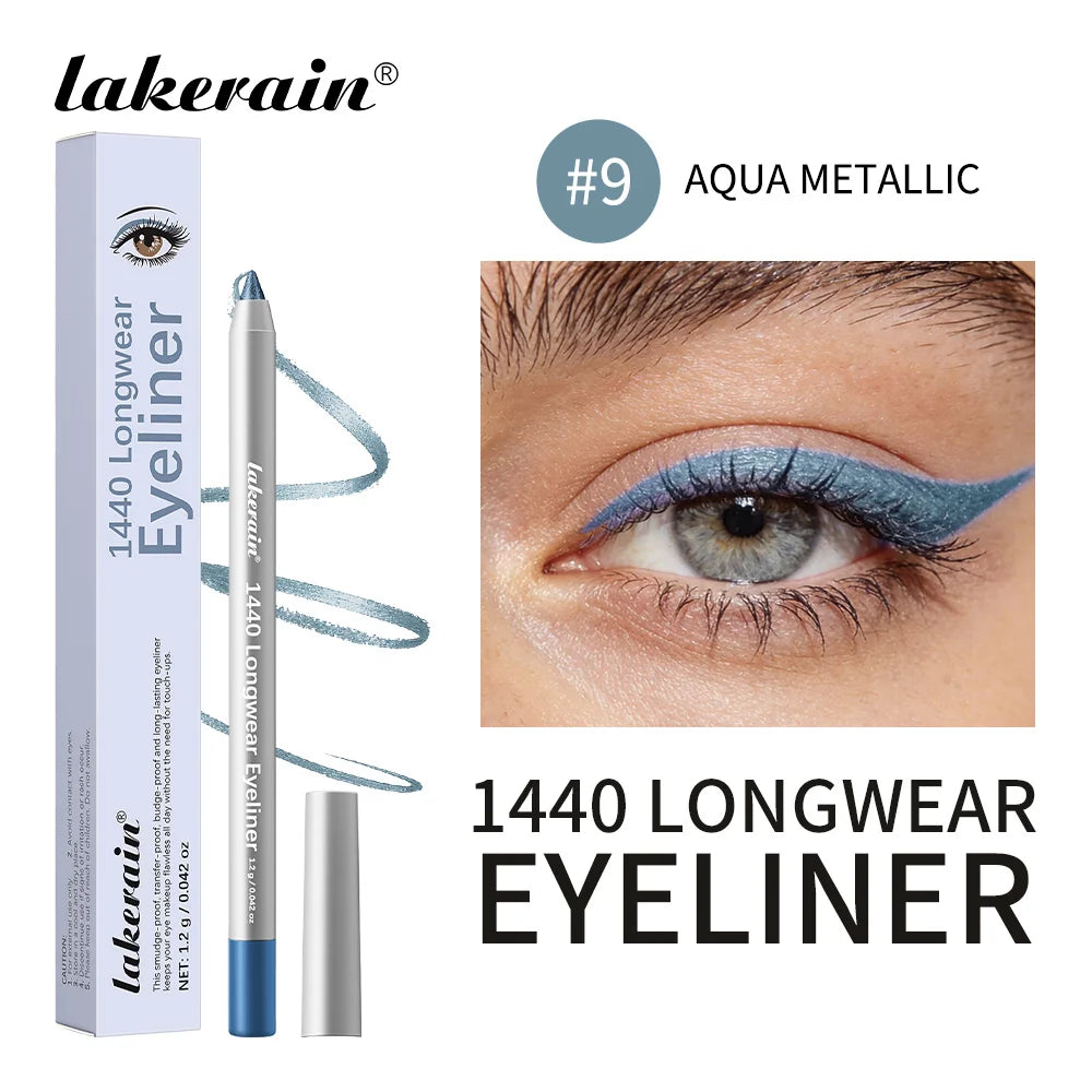 Waterproof Longwear Eyeliner Pen Smudge Proof Pencil - 24