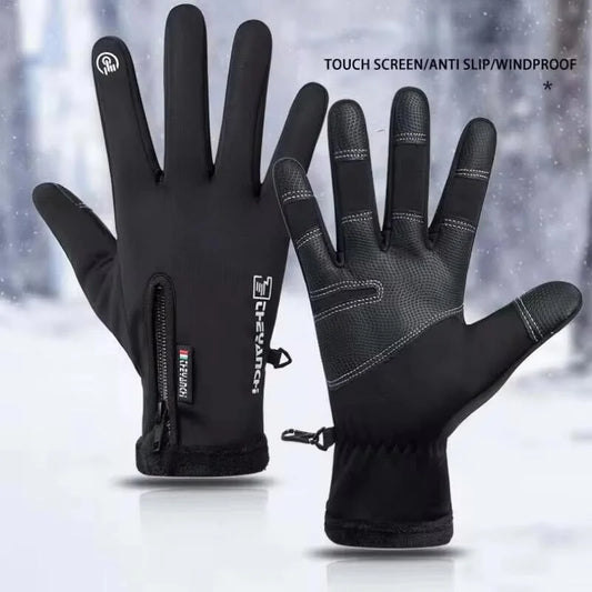 Winter Thermal Cycling Gloves Waterproof Touch Screen Motorbike Mittens