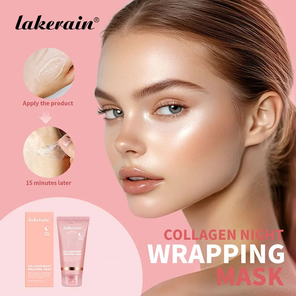 Collagen Skincare Set Firming Moisturizing Face Mask Cream and Serum - 7