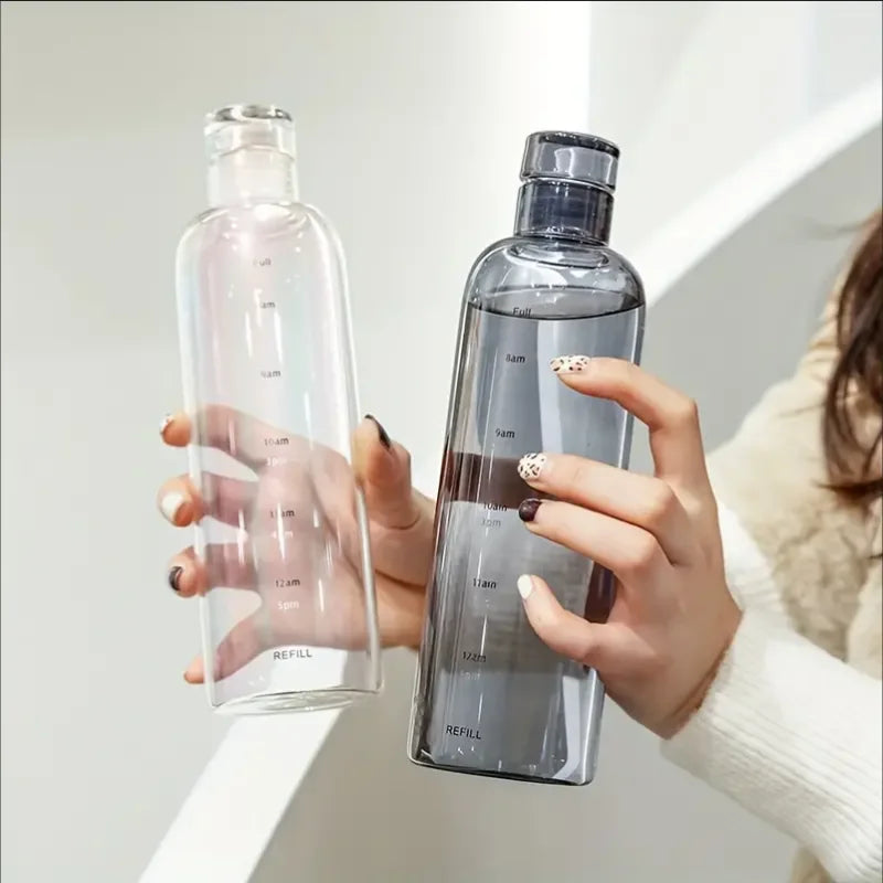 700ml Time Marker Water Bottle Leakproof Fitness Hydration Flask