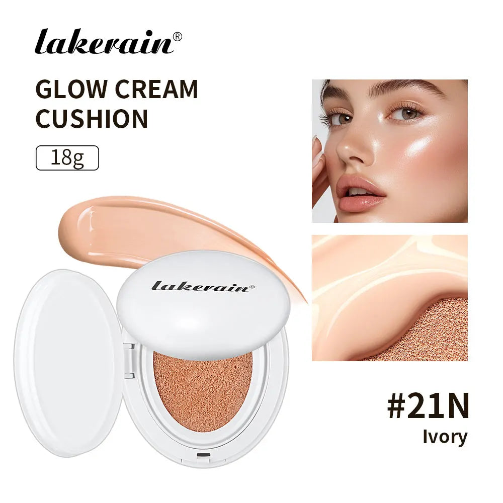 Glow Cream Cushion Foundation Hydrating Glow Finish Makeup - 21
