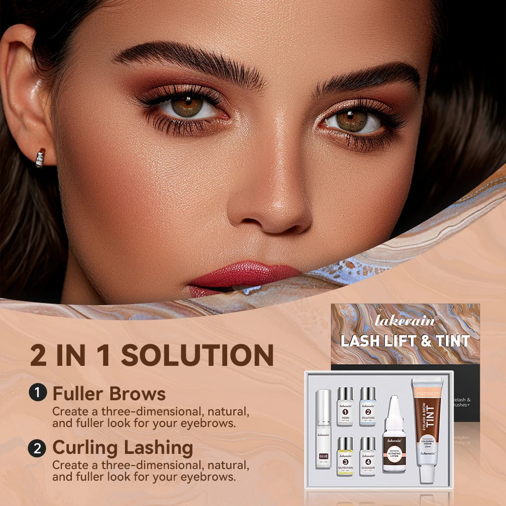 Professional Eyelash Perm and Tint Kit Lash Lift Curling Set