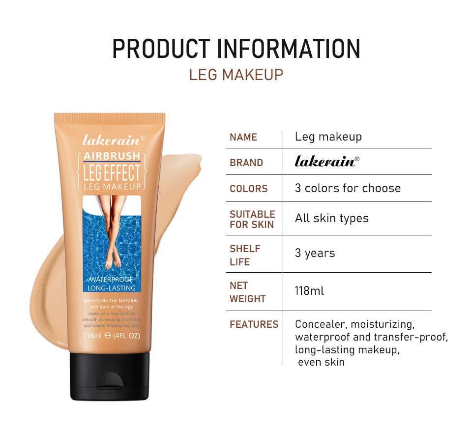 Waterproof Leg Makeup Body Foundation and Concealer