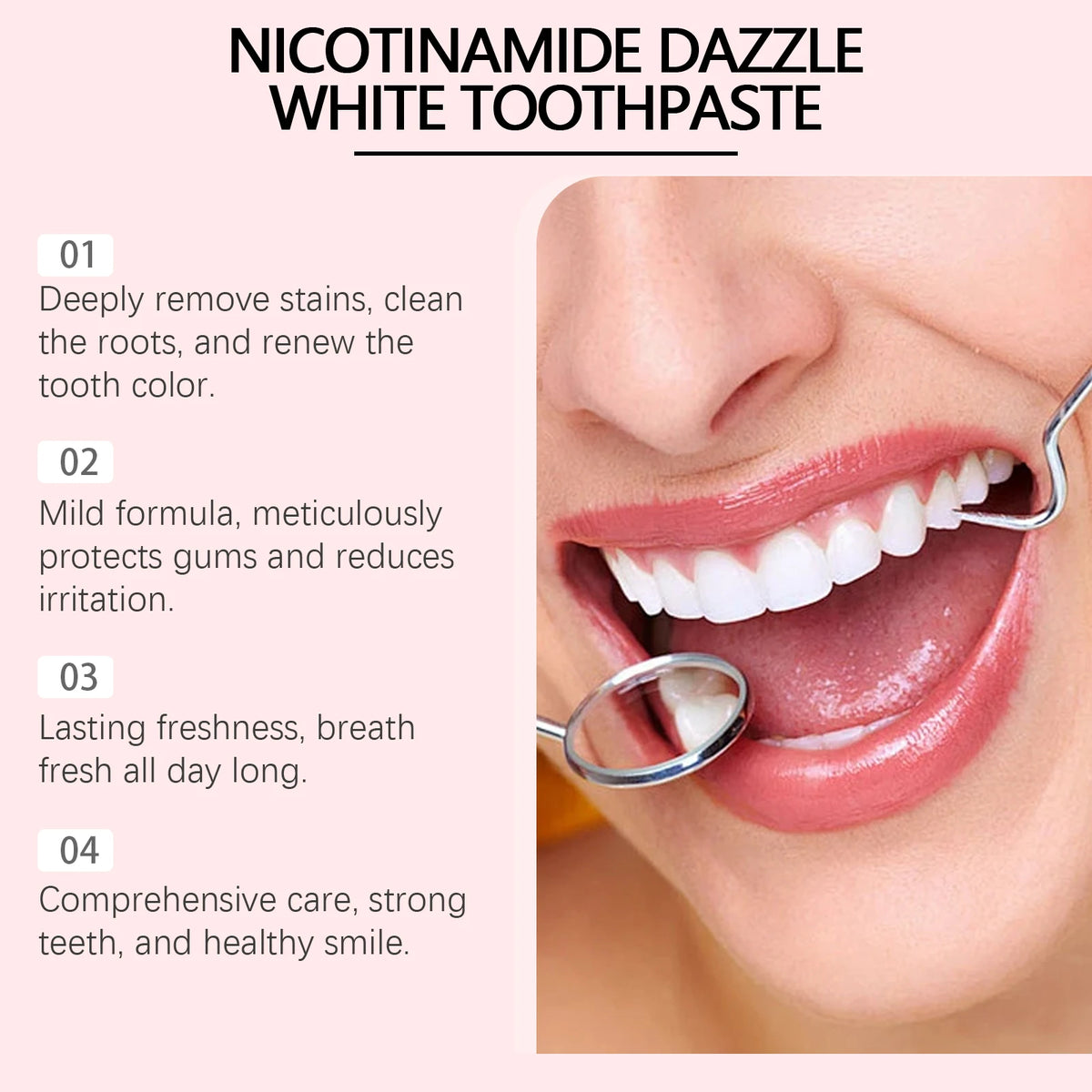 Oralhoe Teeth Whitening Toothpaste Repair Cavities Mint Fresh Breath