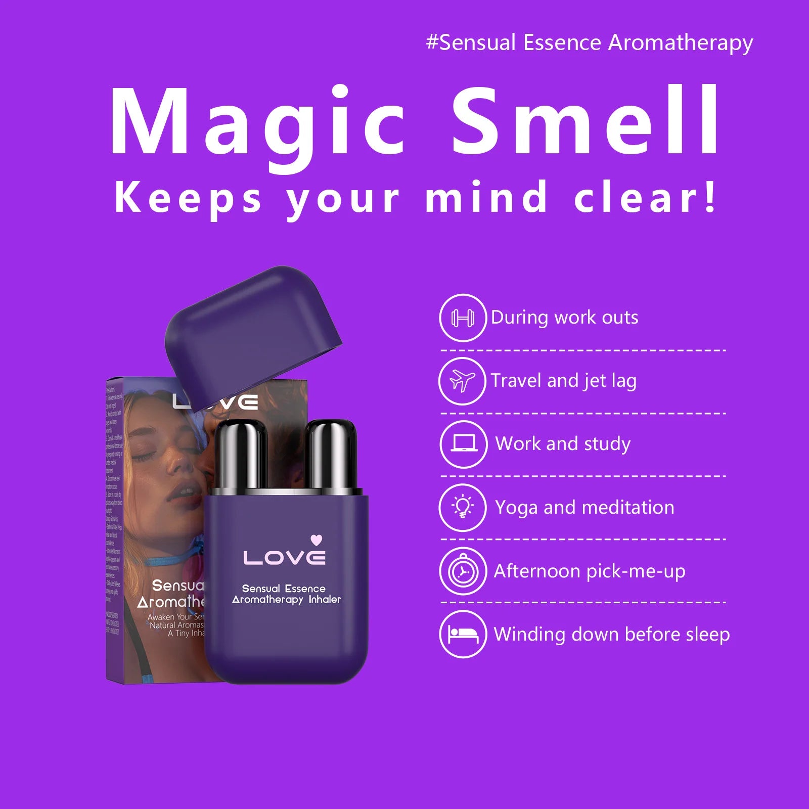 Double Hole Vitality Energy Stick Aromatherapy Inhaler - 5