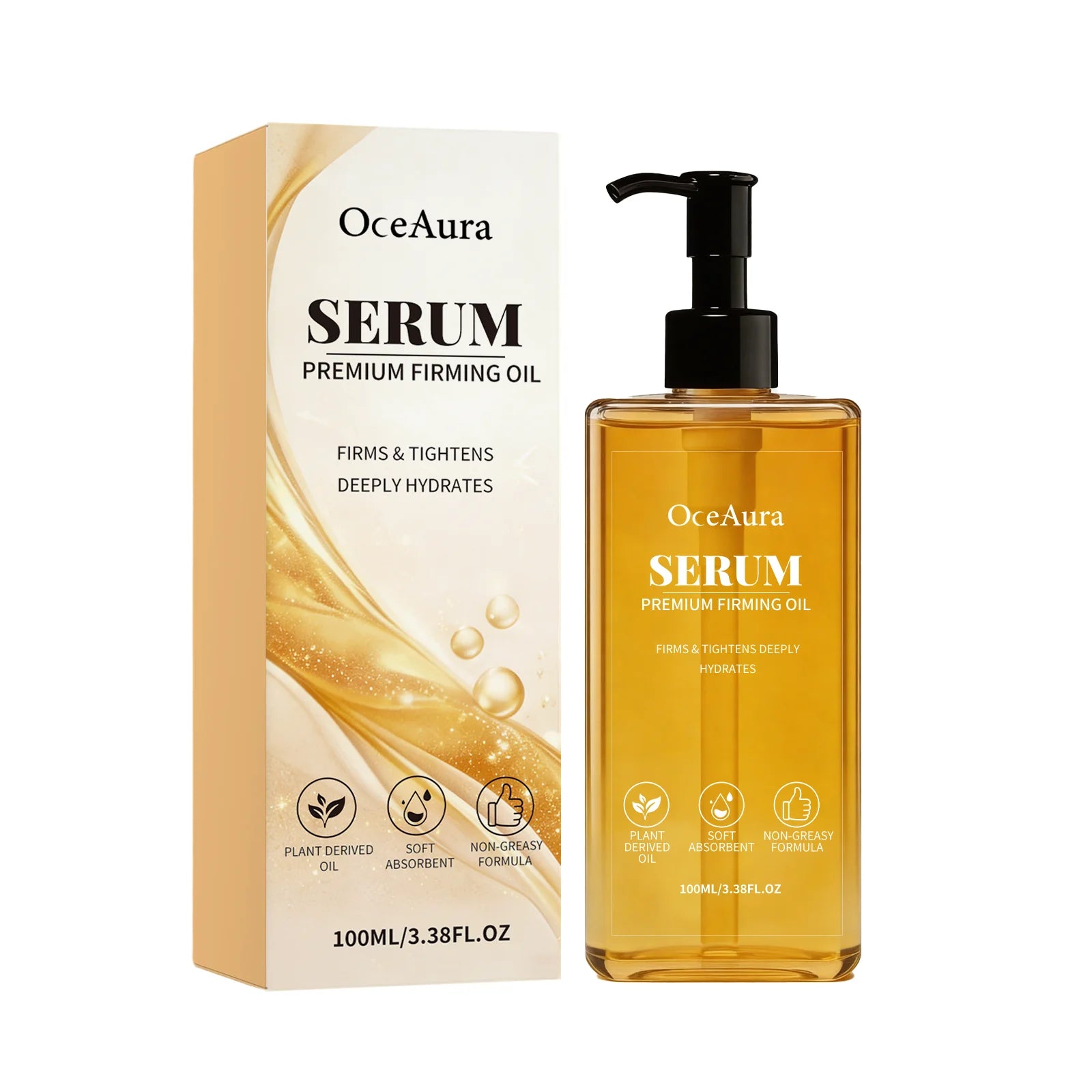 OceAura Firming Serum Oil Lifting Body Care Spa - 7