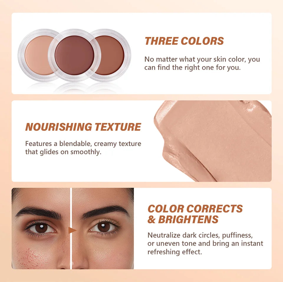 Lakerain Under Eye Brightener Hydrating Concealer Cream - 21