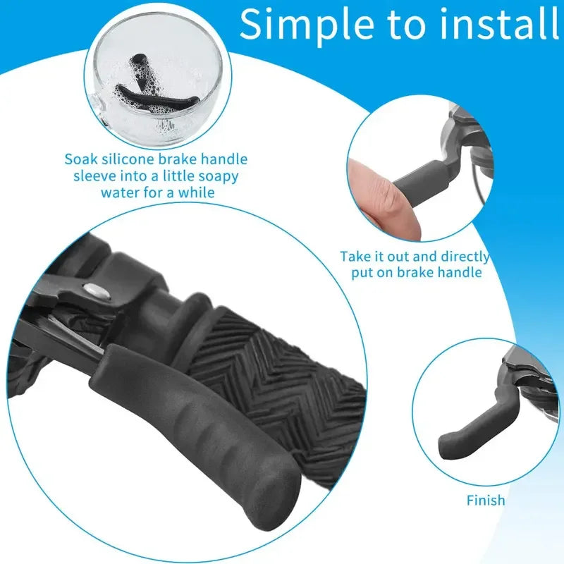 Anti Slip Bicycle Brake Lever Covers Mountain Road Bike Grip Sleeves