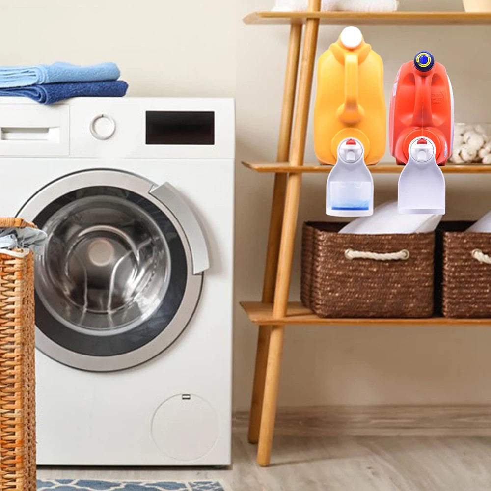 Laundry Detergent Cup Holder Anti-Drip Tray Liquid Dispenser Rack - 3