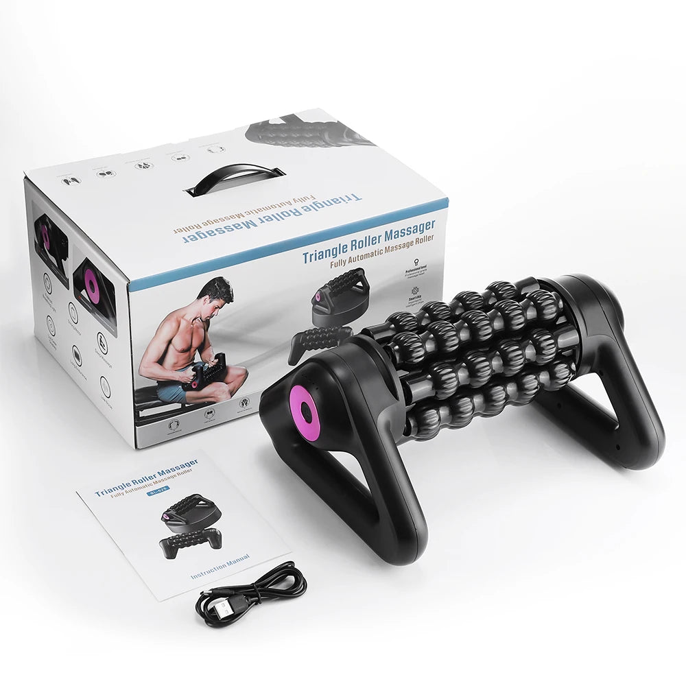 Electric Fascia Roller Muscle Massager Deep Tissue Body Roller