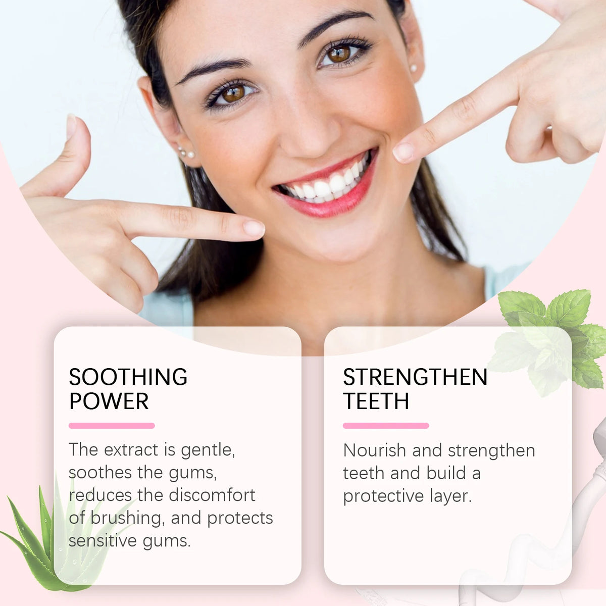 Oralhoe Teeth Whitening Toothpaste Repair Cavities Mint Fresh Breath