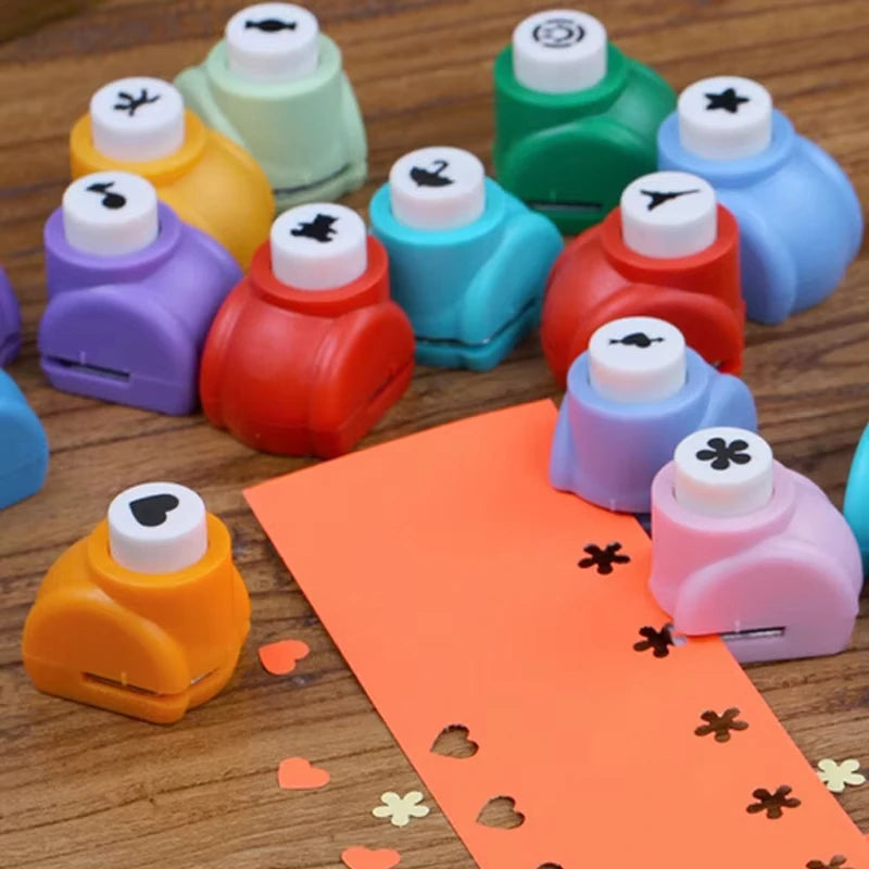Mini Scrapbook Hole Punch Set DIY Embossing Cutter for Paper Crafts - 1