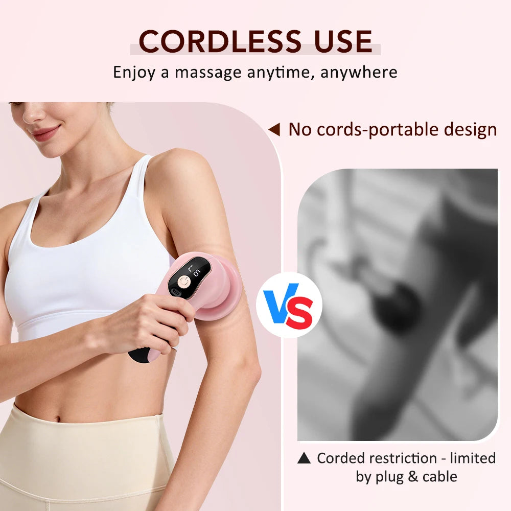 Body Massager Portable Massage Stick Wireless Body Sculpting Machine