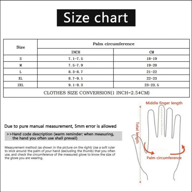 Thermal Winter Ski Gloves Touchscreen Waterproof Cold Proof Riding Mitts - 3