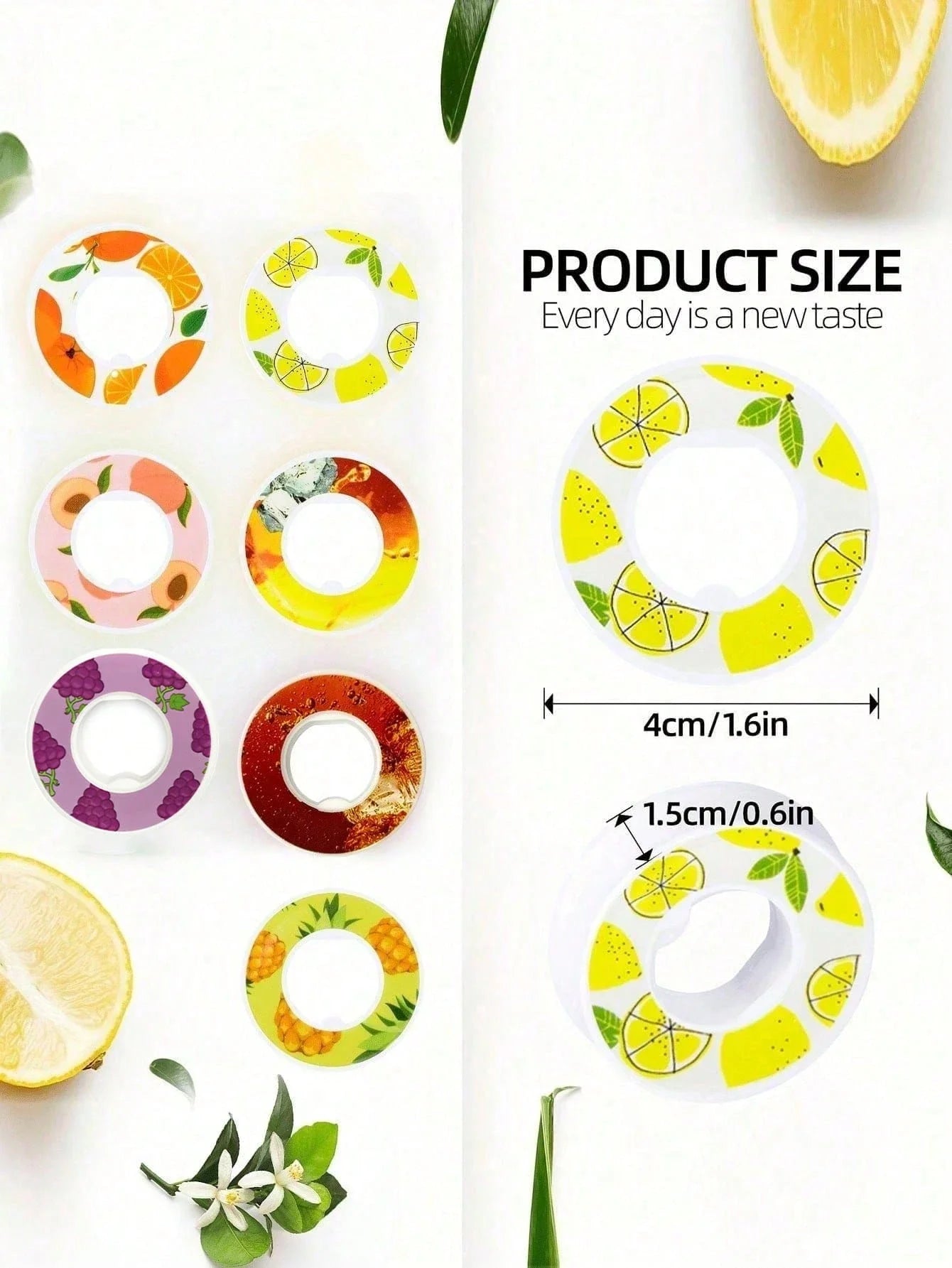 Aromatherapy Sport Water Bottle with Flavor Pods Leak Proof Straw Cup