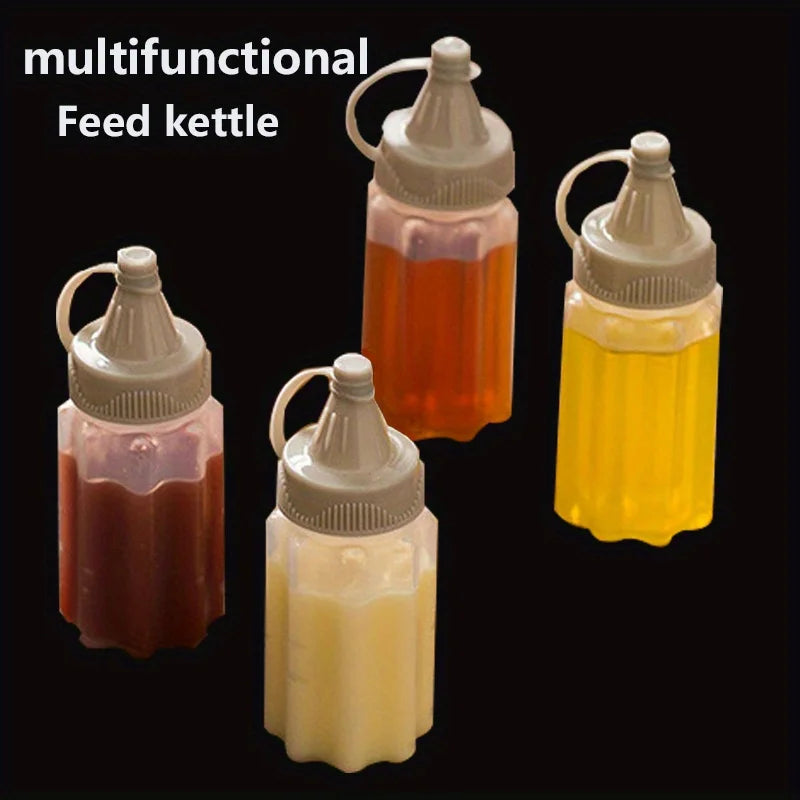 Mini Sauce Squeeze Bottles Portable Salad Dressing Containers Set