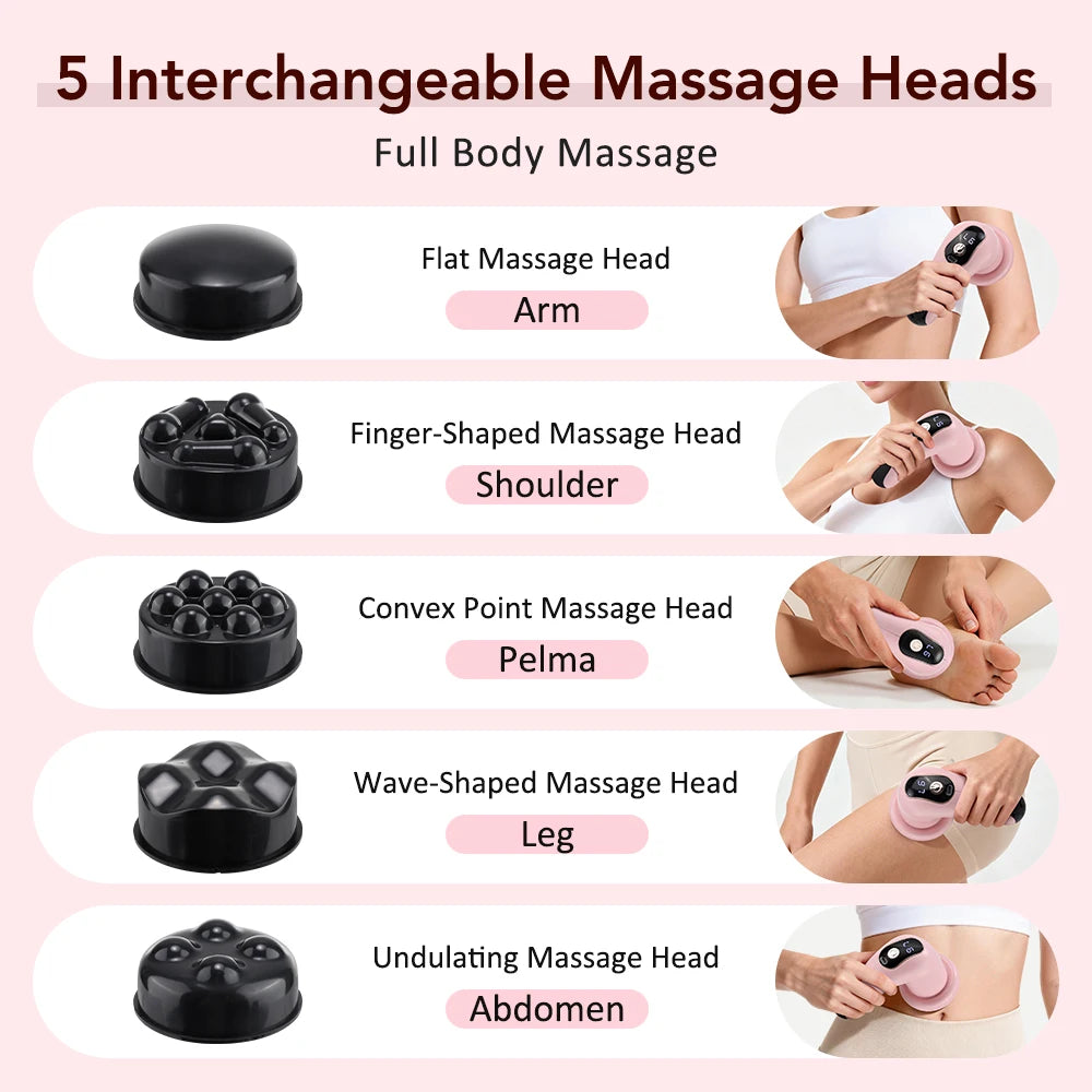 Body Massager Portable Massage Stick Wireless Body Sculpting Machine - 3