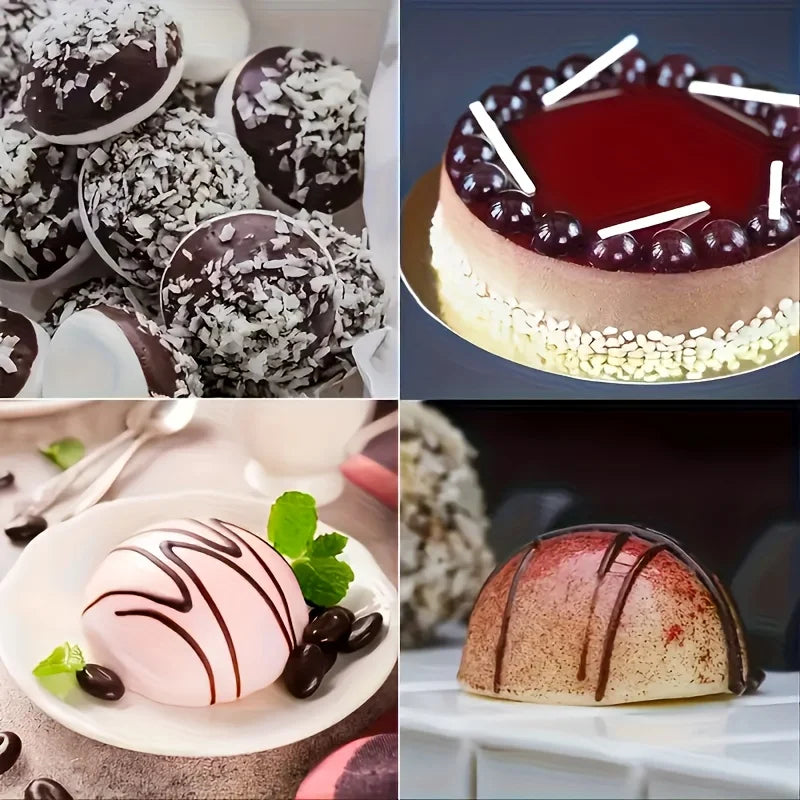 Silicone Semi Sphere Mold Half Ball Baking Tray for Chocolate Mousse