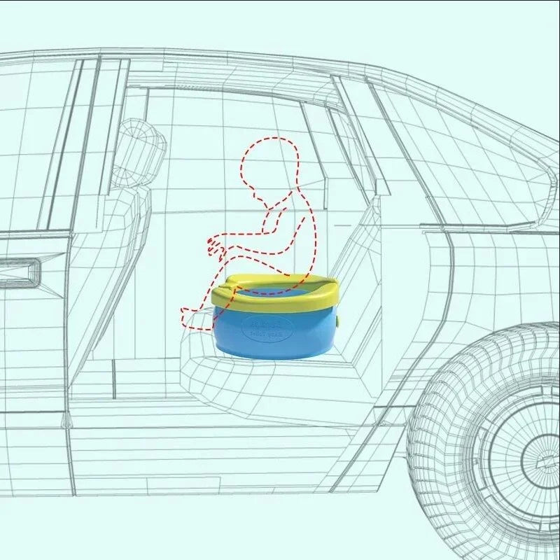 Portable Folding Baby Potty Toilet Training Seat for Travel
