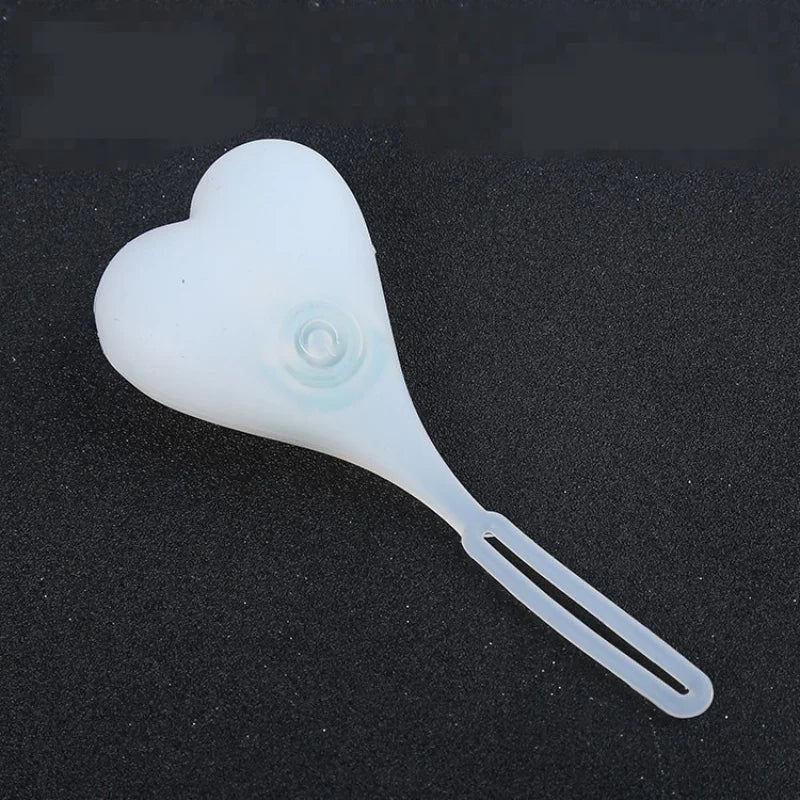 LED Bike Tail Light Waterproof Heart Shaped Rear Safety Lamp - 6