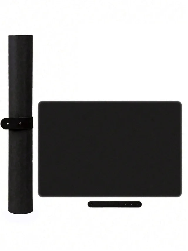 Pink Nail Art Table Mat Foldable PU Leather Manicure Desk Pad
