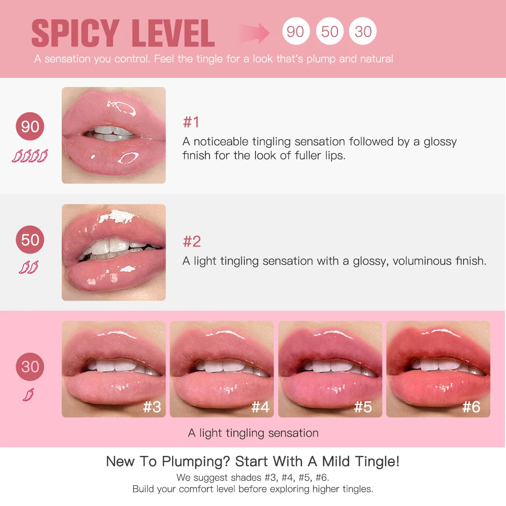 Instant Plumper Lip Gloss High Shine Moisturizing Lip Serum - 4