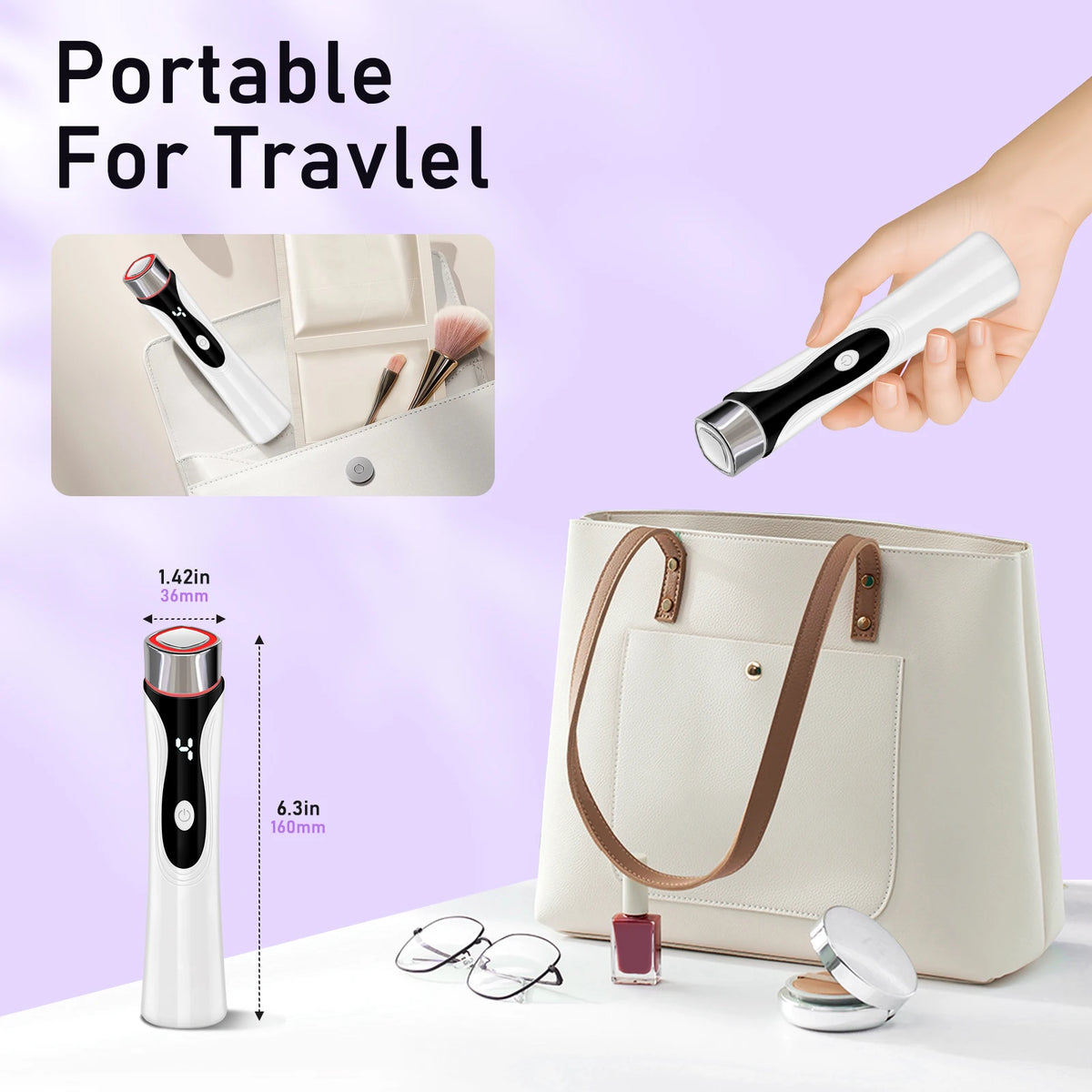 4 Modes Microcurrent Facial Massager Skin Tightening Device