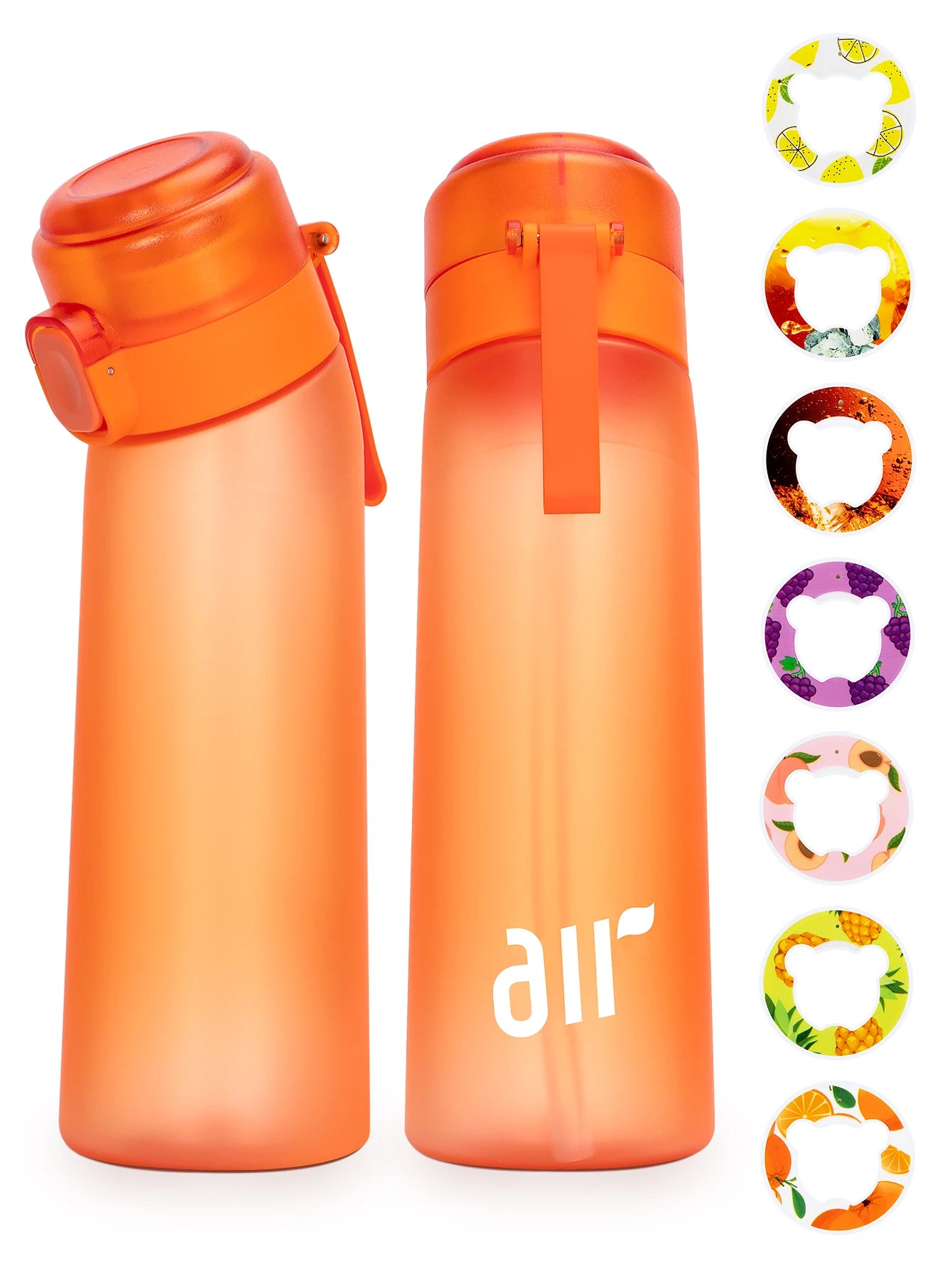 800ml Scented Water Bottle Portable Flavor Pod Sports Hydration Cup - 5