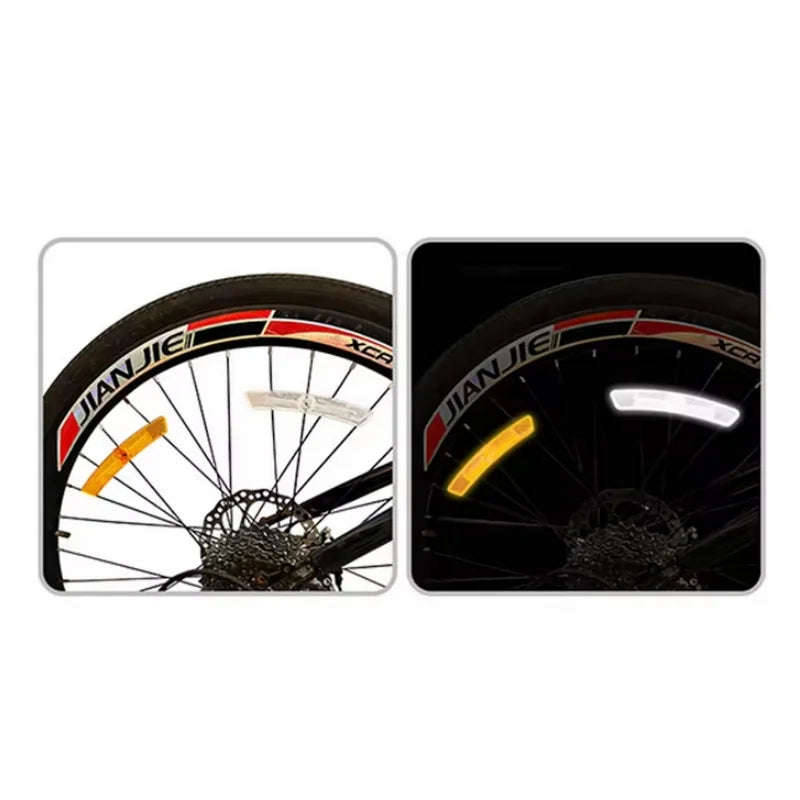 Bike Spoke Reflectors Mountain Bicycle Wheel Rim Safety Warning Light - 3