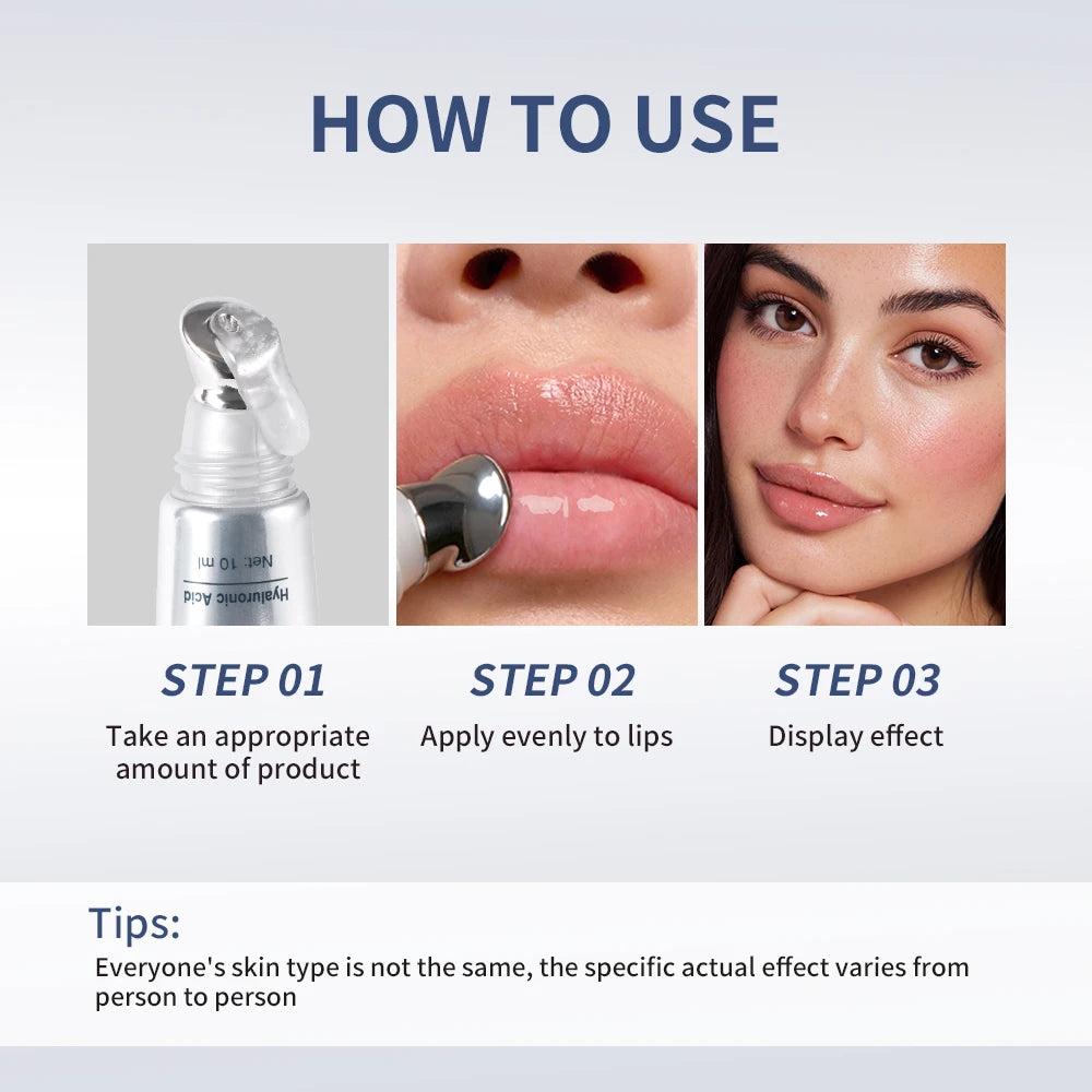 Lip Plumper Gloss Serum Volumizer Deep Hydration Moisturizing Care