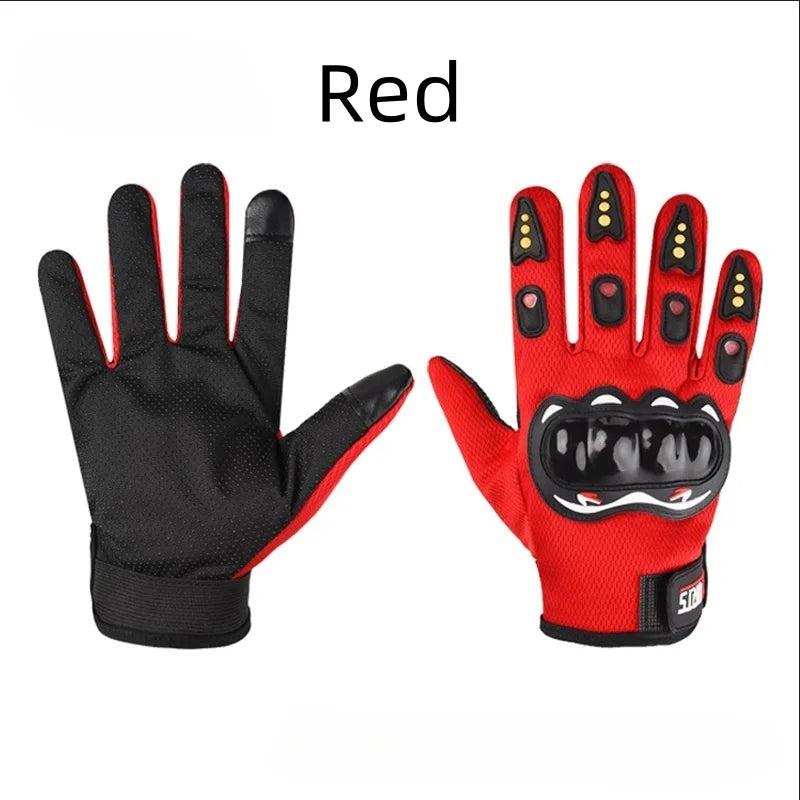 Full Finger Cycling Gloves Touch Screen Motorcycle Protective Gear - 9