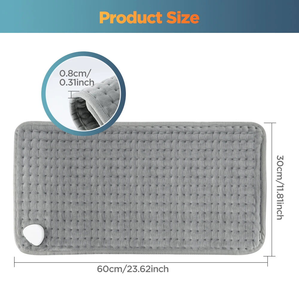 Electric Heating Pad 60x30cm Warm Thermal Mat - 12