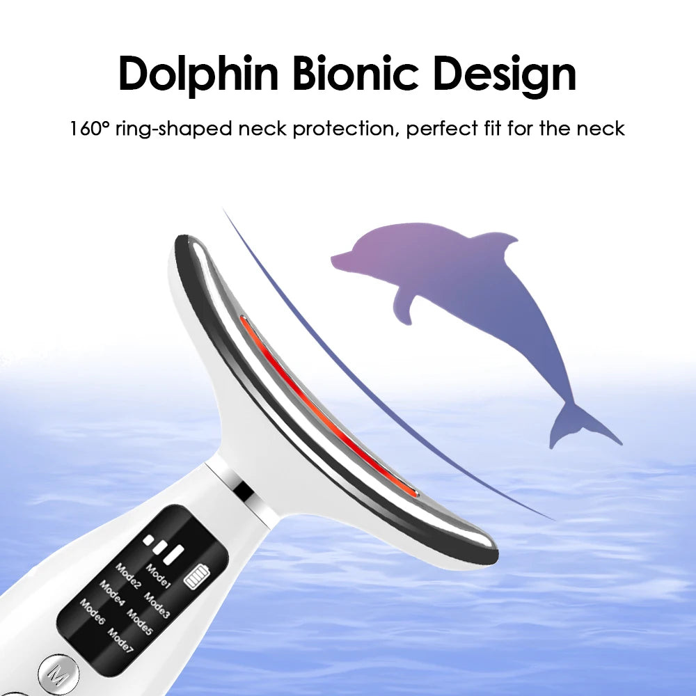 LED Neck Beauty Instrument Face Lifting Massager