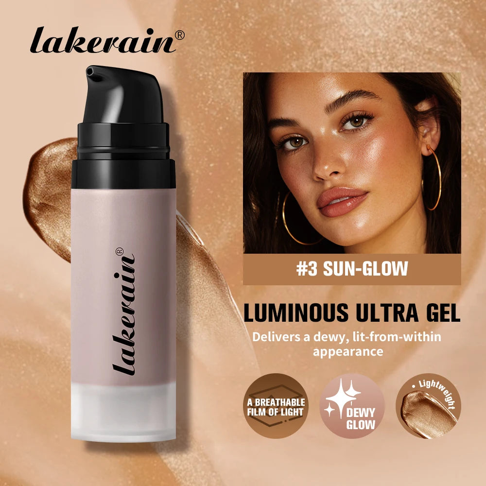 Lakerain Glowy Super Gel Lightweight Dewy Liquid Illuminator Primer