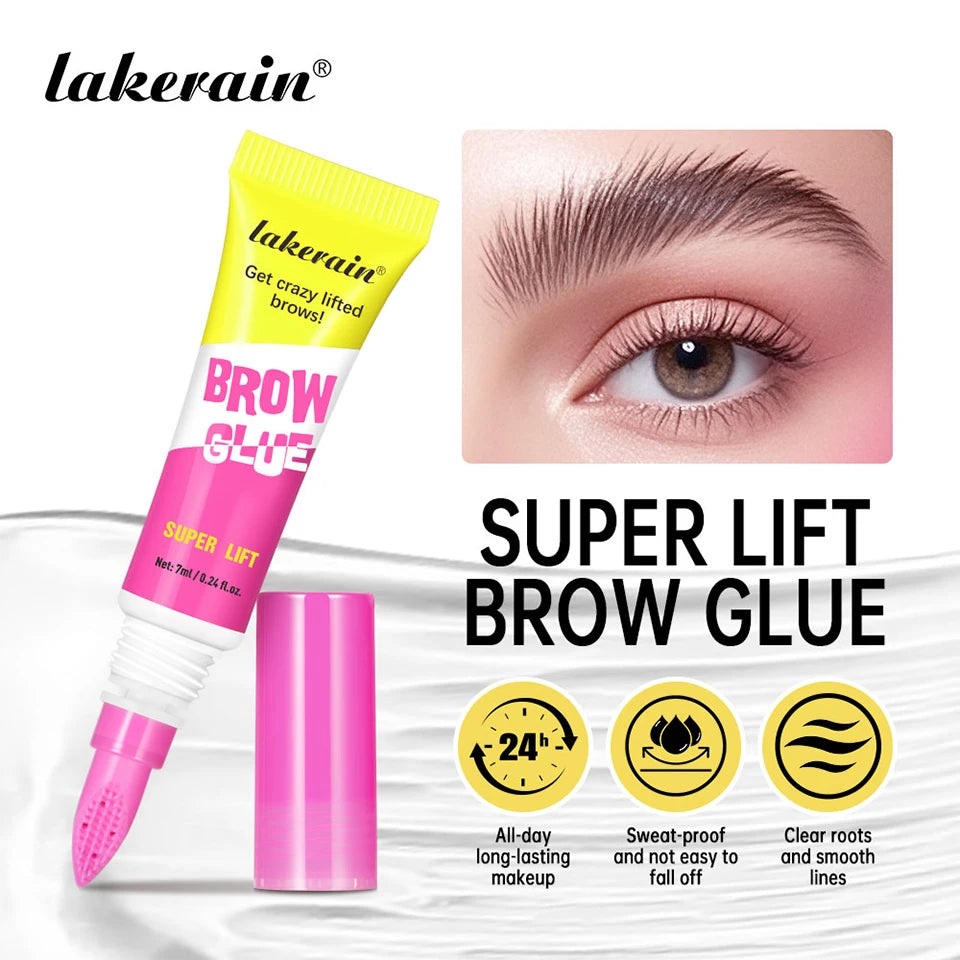 Brow Lamination Gel Super Lift Eyebrow Glue & Comb - 7