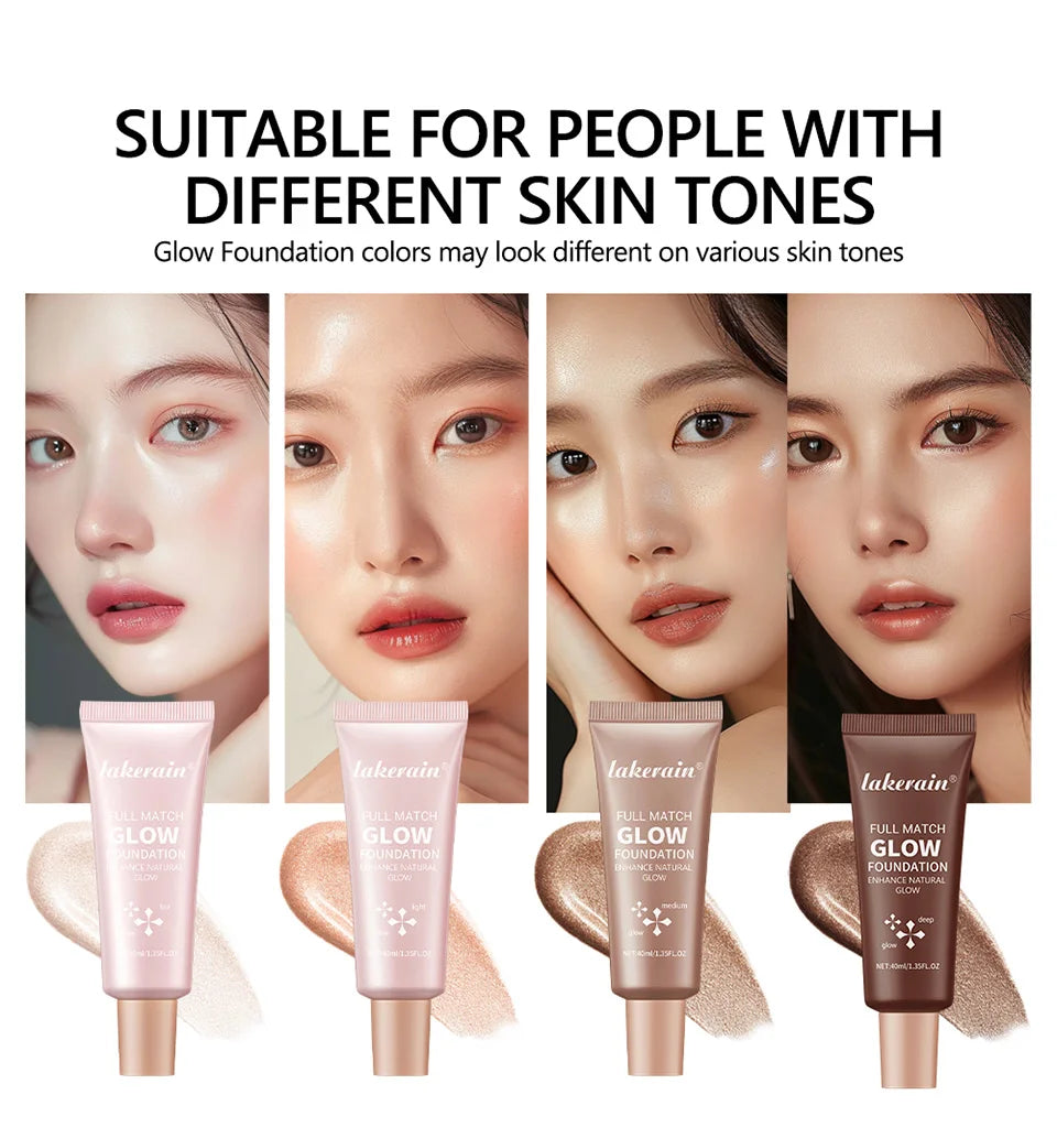 Natural Glow Enhancer Foundation Moisturizing Liquid Highlighter - 8
