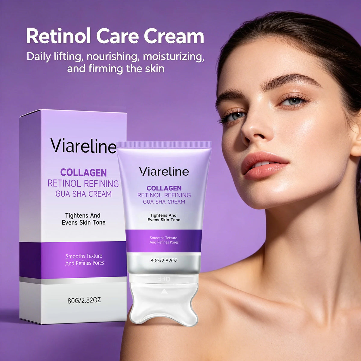 Collagen Retinol Gua Sha Cream Face Tightening Lifting Skincare