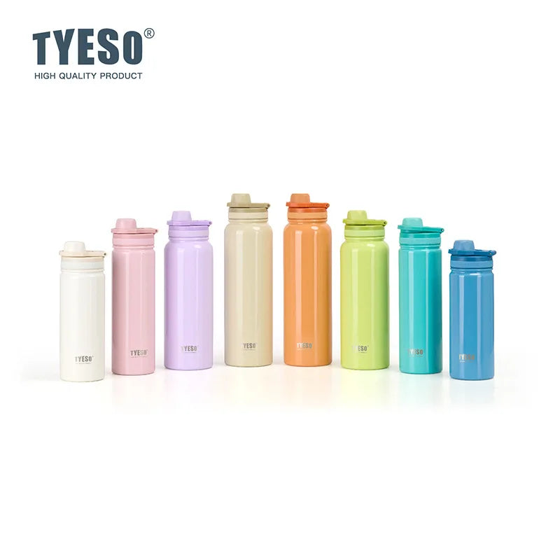 TYESO Stainless Steel Vacuum Insulated Water Bottle Travel Flask