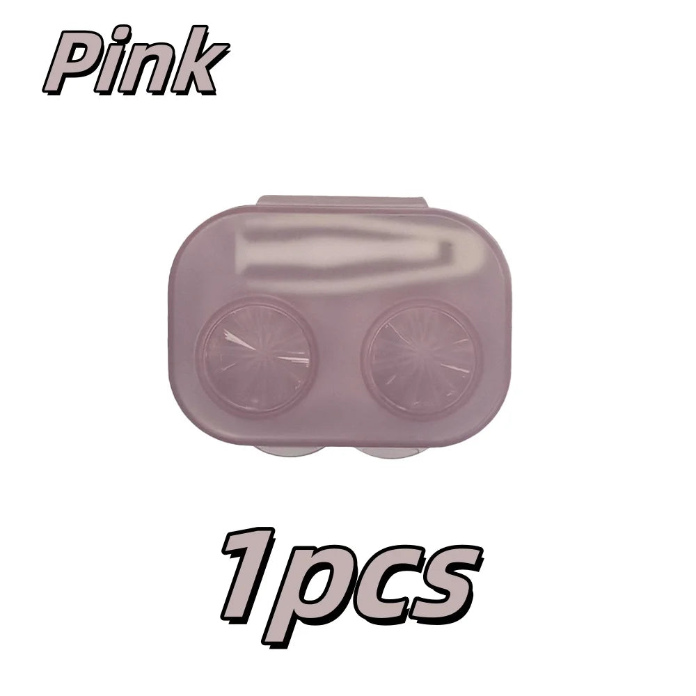 Portable Contact Lens Case Set Travel Storage Box with Tweezer Tool - 13