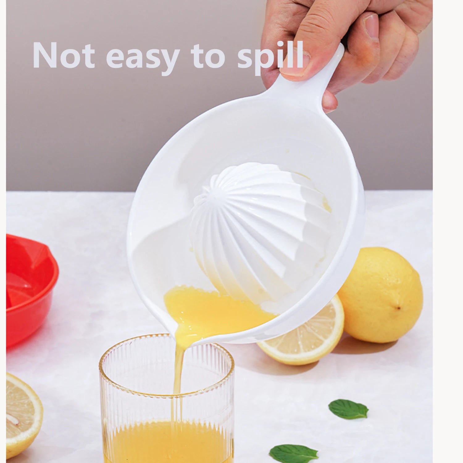 Manual Citrus Juicer Hand Press Lemon Squeezer for Fruit Juice - 5