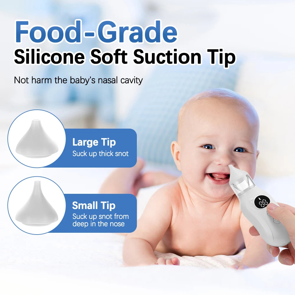 Electric Baby Nasal Aspirator Rechargeable Nose Cleaner