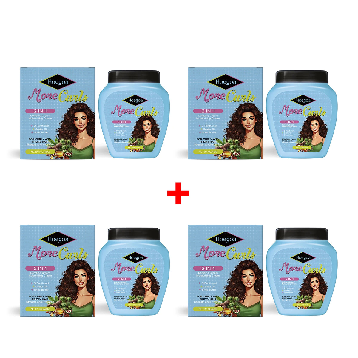 More Curls Hair Cream Curl Defining and Moisturizing Cream