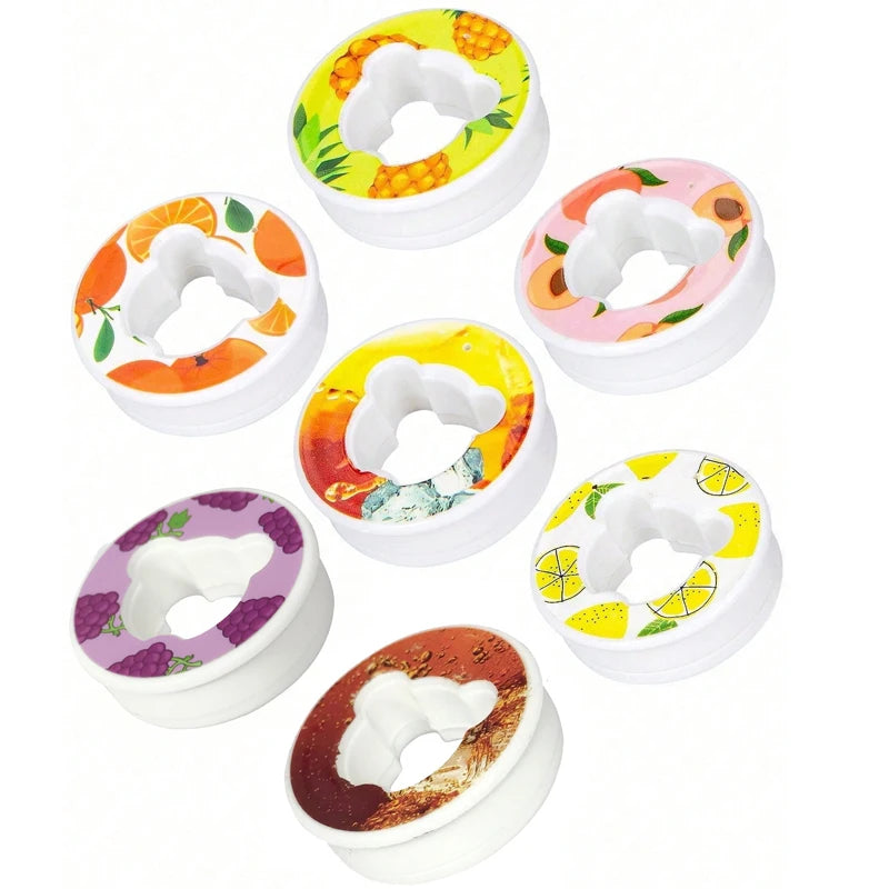 Fruit Flavor Pods for Water Bottles Scented Ring Set 0 Sugar Accessory - 11