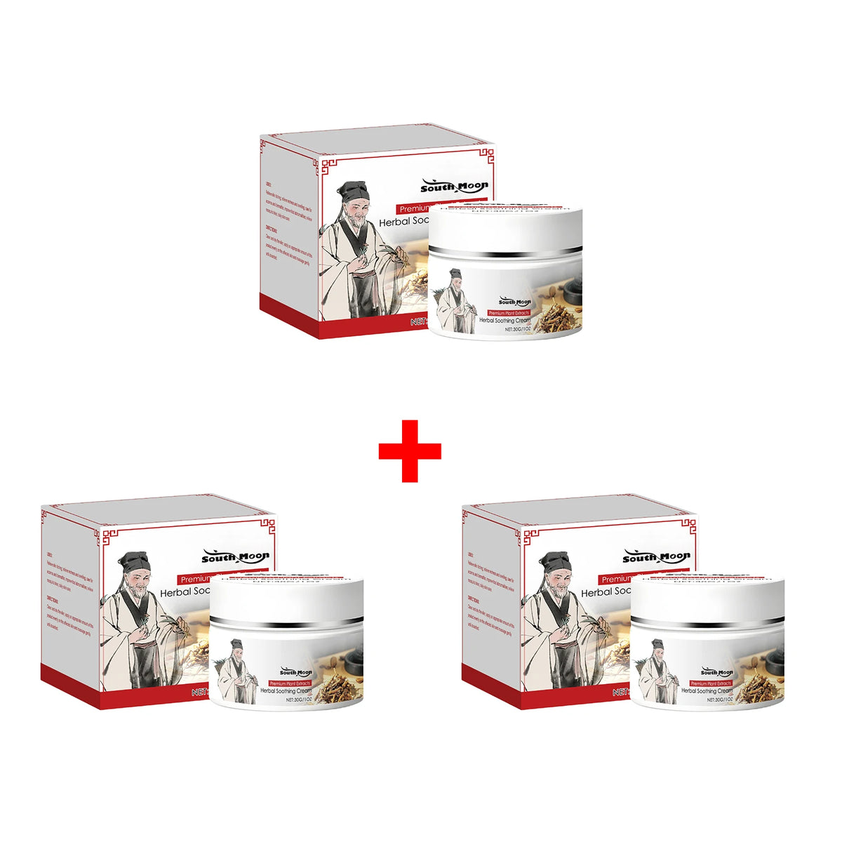 Herbal Soothing Cream Relieve Itching And Moisturizing Skin Care